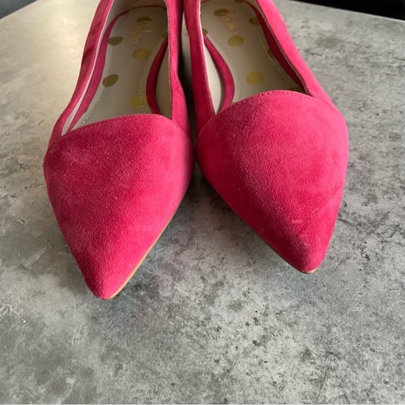 Boden pink real suede pointed toe flats - Picture 3 of 9
